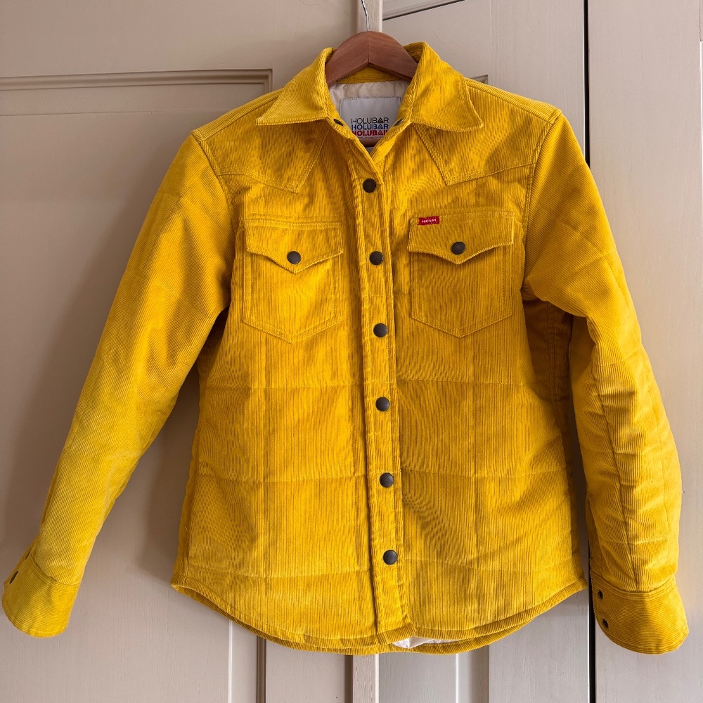 Holubar Montana Padded Shirt - Yellow Corduroy